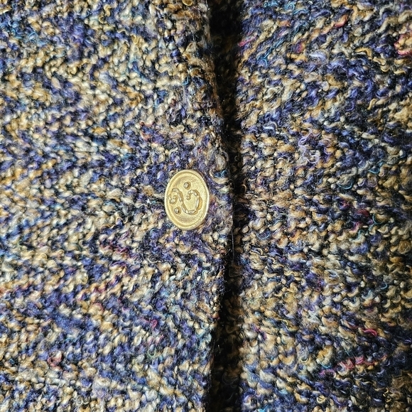 Vintage Barrie Stephens multicolored tweed  preppy old money college fall jacket - Picture 5 of 7